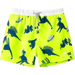 SURF CUZ Surfcuz Little Boys Swim Trunks UPF 50+ Toddler Beach Shorts Swimsuit Kids Quick Dry Swimwear