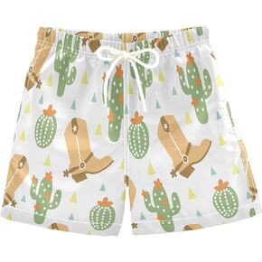 Happy Halloween Dinosaur Boys Swim Trunks Toddler Beach Board Shorts Quick Dry Kids Swimwear Bathing Suits