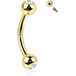 COCHARM 14K Gold Belly Button Rings Real Gold Cute Short/Long Upper 16g/14g Belly Piercing Rings Rook Barbell in Saudi Arabia