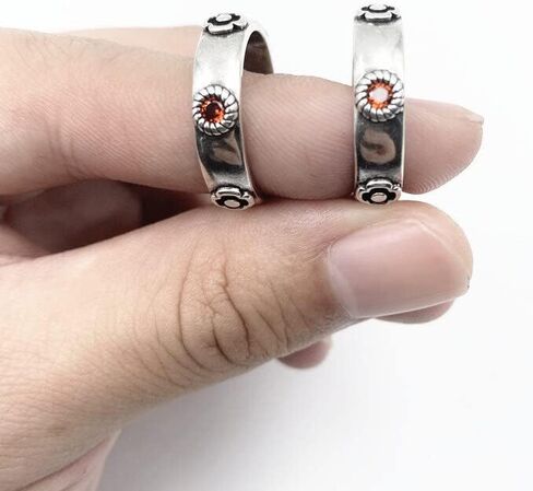 EDGAR JACOB Anime Ring Howls، Anime Howls Moving Castle Ring Cosplay Howl Sophie Metal قابل للتعديل للجنسين خواتم مجوهرات إكسسوارات الدعامة هدية in Kuwait