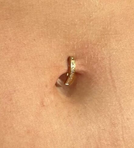 MODRSA Belly Button Ring Surgical Steel Belly Rings for Women Hypoallergenic Belly Button Rings Clicker Belly Button Ring Belly Piercing Silver Rose Gold Pink Black Navel Rings for Women in Saudi Arabia