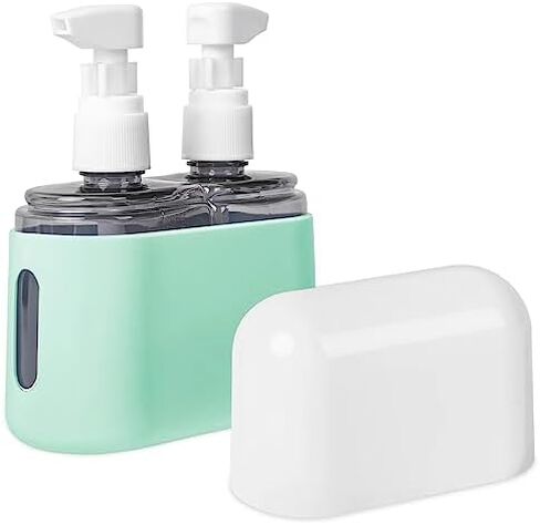Travel bottles for Toiletries, TSA Approved Travel Containers, Refillable, Portable, Spray Bottles and Pump Bottles with Labels for Creams, Perfumes and Shampoos (Blue) in Saudi Arabia