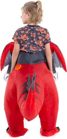 HSCTEK Inflatable Ride on Kids Dragon Costume Boys Girls in Saudi Arabia