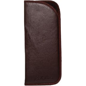 كالابريا نصف الانزلاق في حافظة النظارات الناعمة بولي Leather جلد أسود 3 حزمة الرجال النساء العمودي شقة العين نظارات الحقيبة حامل النظارات الشمسية