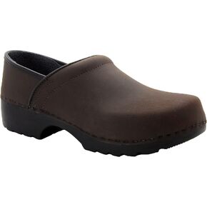BJORK Swedish Comfort Men's Professional Leather Clogs in Kuwait