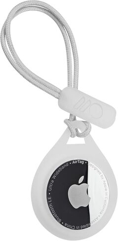 Case-Mate AirTag Holder - 1 Pack AirTag Keychain with Rugged Strap - Black in Kuwait