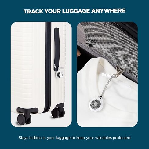 Case-Mate AirTag Holder - 1 Pack AirTag Keychain with Rugged Strap - Black in Kuwait