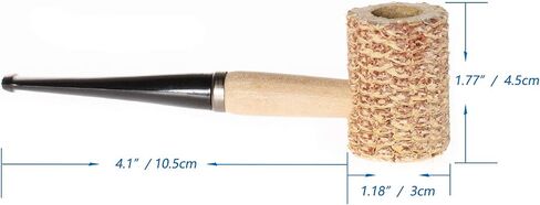 Corncob Fake Pipe Costume Accessory for Halloween Party Dress Up in Kuwait