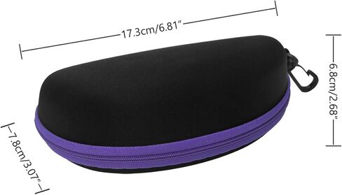 3 عبوات من صنجل حقيبة للنساء والرجال، حقيبة سفر كبيرة محمولة للسفر / حافظة Gl آمنة / حافظة Gl ثلاثية الأبعاد أو حافظة للقراءة Gl ، عبوة من 3 قطع, أزرق وأسود وأرجواني, Standard in Kuwait