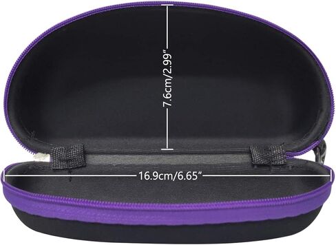 3 عبوات من صنجل حقيبة للنساء والرجال، حقيبة سفر كبيرة محمولة للسفر / حافظة Gl آمنة / حافظة Gl ثلاثية الأبعاد أو حافظة للقراءة Gl ، عبوة من 3 قطع, أزرق وأسود وأرجواني, Standard in Kuwait