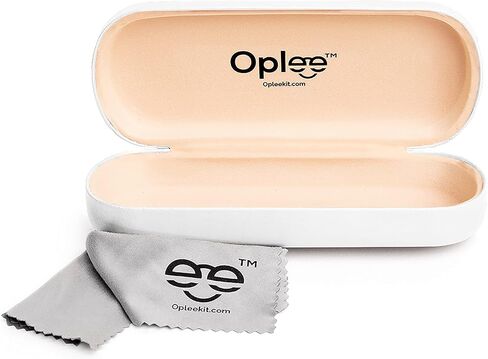 Oplee™ Hard Shell Eyeglass Case with Grey Microfiber Cloth in Saudi Arabia