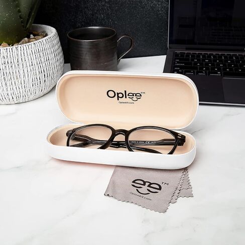 Oplee™ Hard Shell Eyeglass Case with Grey Microfiber Cloth in Saudi Arabia
