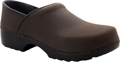 BJORK Swedish Comfort Men's Professional Leather Clogs in Kuwait