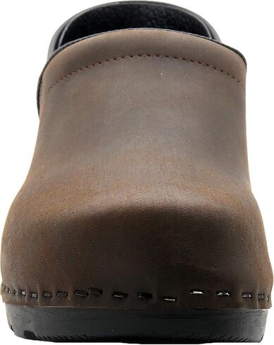 BJORK Swedish Comfort Men's Professional Leather Clogs in Kuwait