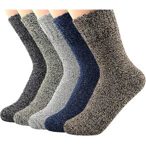 Century Star Womens Athletic Socks Knit Pattern Sports Socks Winter Wool Socks Crew Cut Cashmere Socks Warm Soft Socks in Kuwait