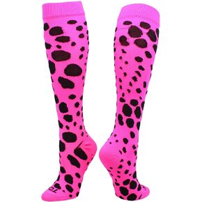 TCK Krazisox - Leopard Over the Calf Socks