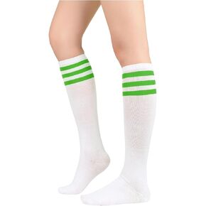 Century Star Women's Knee High Socks Athletic Thin Stripes Tube Socks High Stockings Outdoor Sport Socks in Saudi Arabia