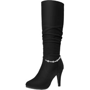 DREAM PAIRS Women's Knee High Platform Heel Boots