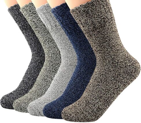 Century Star Womens Athletic Socks Knit Pattern Sports Socks Winter Wool Socks Crew Cut Cashmere Socks Warm Soft Socks in Kuwait