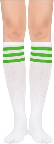 Century Star Women's Knee High Socks Athletic Thin Stripes Tube Socks High Stockings Outdoor Sport Socks in Kuwait