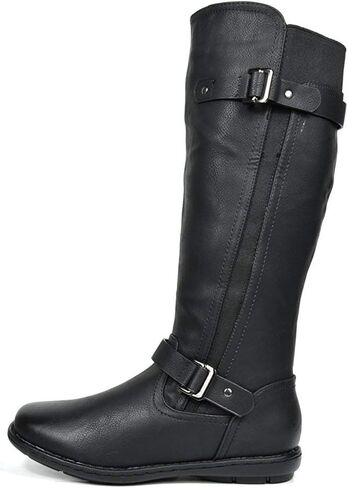 DREAM PAIRS Women's Faux Fur-Lined Knee High Winter Boots Fall Tall Boots in Kuwait