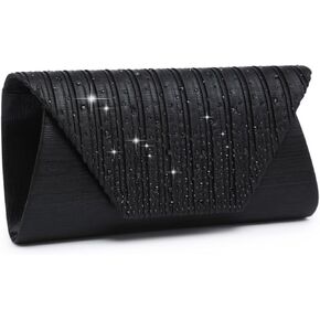 Dasein Women Evening Bags Wedding Purses Handbags Party Clutches Cocktail Prom Clutch with Glitter Rhinestones in Saudi Arabia