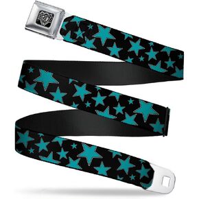 Buckle-Down Men's Seatbelt Belt Stars XL, Multicolor, 1.5" Wide-32-52 Inches in Length in Saudi Arabia