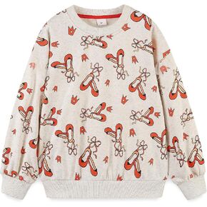 Bumeex Kids Girls Crewneck Oversized Pullover Sweatshirt 4-12 Years in Saudi Arabia