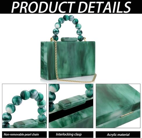 Buric Women Acrylic Clutch Purse Leopard Print Evening Bag Chain Formal Handbag Party Bridal Wedding Clutch Purse for Women in Saudi Arabia