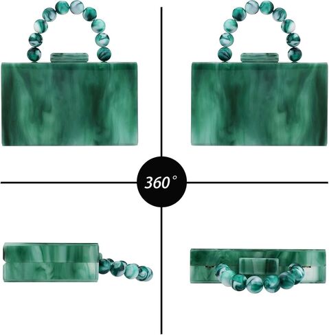 Buric Women Acrylic Clutch Purse Leopard Print Evening Bag Chain Formal Handbag Party Bridal Wedding Clutch Purse for Women in Saudi Arabia