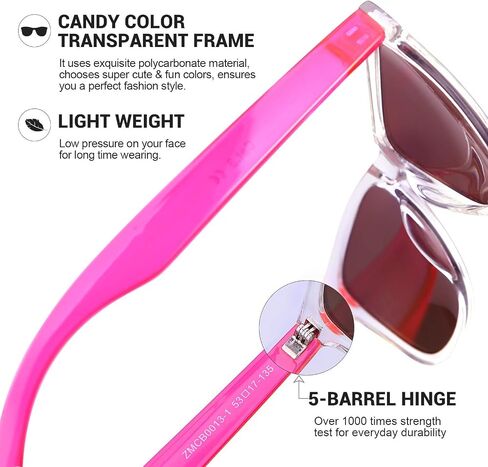 COLOSSEIN Womens Sunglasses UV400 Mirrored Lens, Fit for Outdoor, Vacation, Driving in Saudi Arabia