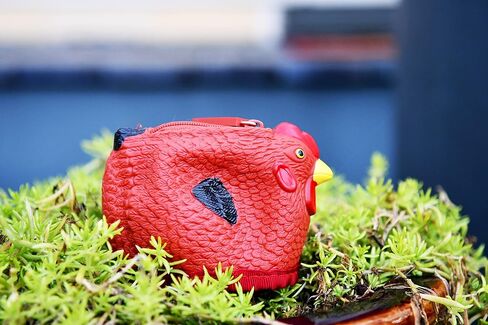Hen Couture Rubber Chicken Coin Purse - Rhode Island Red Hen Chick Coin Purse Pouch in Saudi Arabia