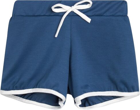 Sweet Hearts Girls' Active Shorts - 4 Pack French Terry Athletic Gym Dolphin Shorts (7-16) in Saudi Arabia