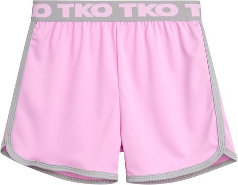 شورت TKO للفتيات النشط - 6 قطع من شورتات الجري ذات الأداء الجاف للفتيات - شورت رياضي خفيف الوزن للأطفال (7-12) in Kuwait
