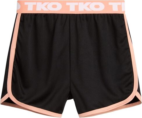 شورت TKO للفتيات النشط - 6 قطع من شورتات الجري ذات الأداء الجاف للفتيات - شورت رياضي خفيف الوزن للأطفال (7-12) in Kuwait