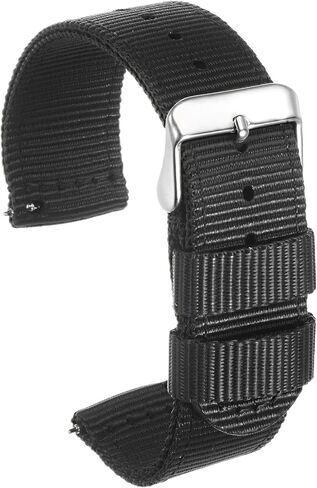 HARFINGTON Nylon Watch Band Durable Nylon Strap for Men, Universal Replacement Canvas Watchband in Kuwait