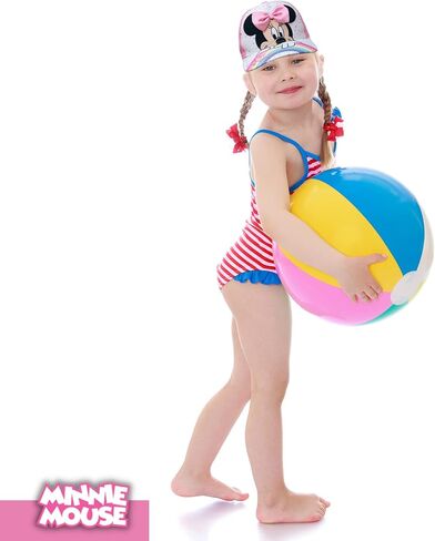 Disney Minnie Mouse Toddler Girls Pink Baseball Cap - Many Styles - Ages 2-4 Years - Adjustable Velcro Closure (Peek-a- Boo Minnie) in Saudi Arabia