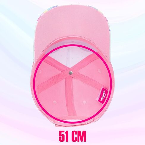 Disney Minnie Mouse Toddler Girls Pink Baseball Cap - Many Styles - Ages 2-4 Years - Adjustable Velcro Closure (Peek-a- Boo Minnie) in Saudi Arabia