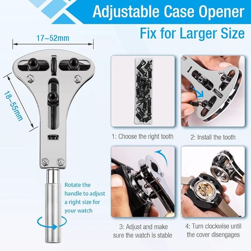 طقم أدوات بار الربيع ساعة ساعة من أوتوكسيل، طقم إصلاح إزالة حزام المعصم، 108 قطعة دبابيس سوار ساعة, A02 in Kuwait