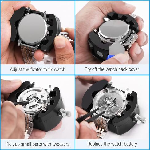 طقم أدوات بار الربيع ساعة ساعة من أوتوكسيل، طقم إصلاح إزالة حزام المعصم، 108 قطعة دبابيس سوار ساعة, A02 in Kuwait