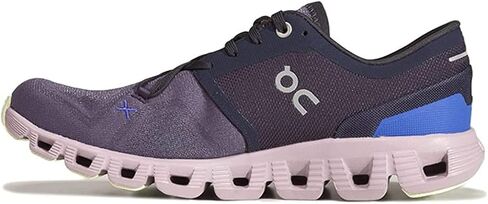 ON Womens Cloud X 3 Shift Textile Synthetic Heather Midnight Trainers 7 US in Saudi Arabia