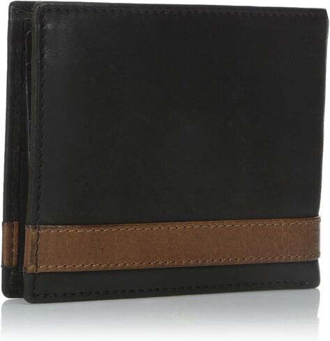Fossil Men's Leather Bifold Wallet with Coin Pocket for Men in Saudi Arabia