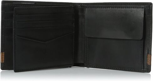 Fossil Men's Leather Bifold Wallet with Coin Pocket for Men in Saudi Arabia