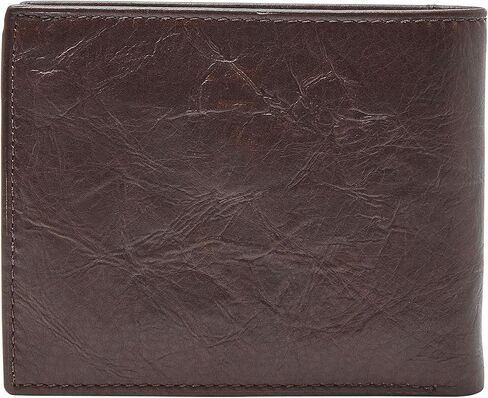Fossil Men's Leather Bifold Wallet with Coin Pocket for Men in Saudi Arabia