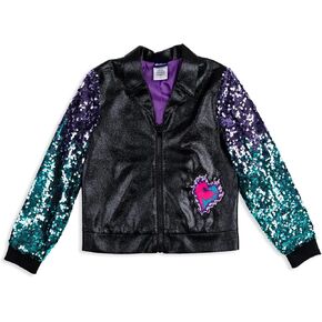 Disney Descendants Mal Girls Sequin Zip-Up Jacket in Kuwait