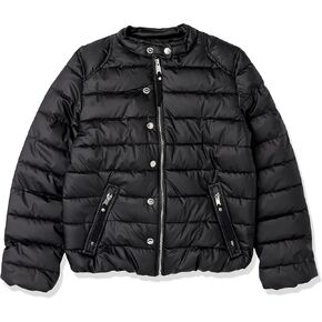 Urban Republic Girls' Faux Leather Quilted Jacket, 7/8 in Kuwait
