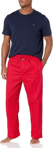 Tommy Hilfiger Men's Poplin Sleep Set in Saudi Arabia