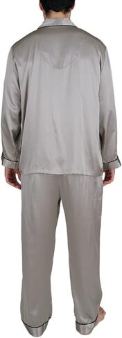 OSCAR ROSSA Men's Luxury Silk Sleepwear 100% Mulberry Silk Pajamas Set in Saudi Arabia