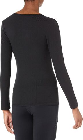 Amazon Essentials Women's Slim-Fit Layering Long Sleeve Knit Rib V-Neck (Available in Plus Size), Pack of 2 in Saudi Arabia