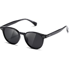 kimorn Sunglasses Womens and Men Polarized Retro Trendy Sun Glasses Vintage Round Frame K1515